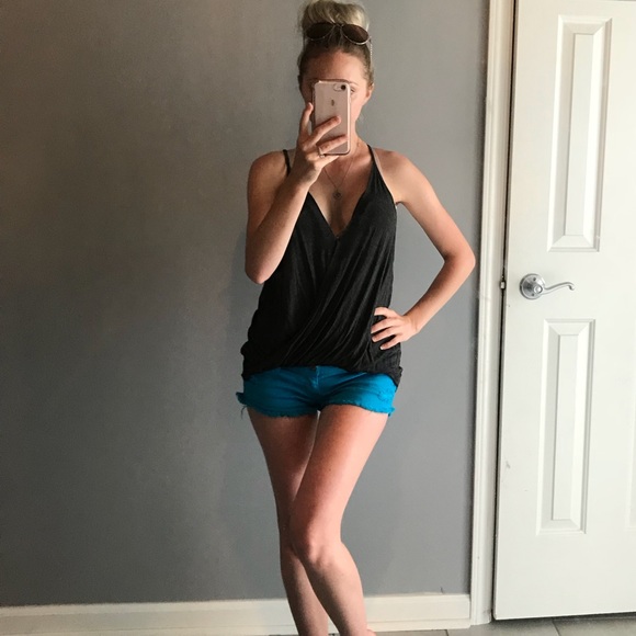 Charcoal wrap tank top - Picture 5 of 5